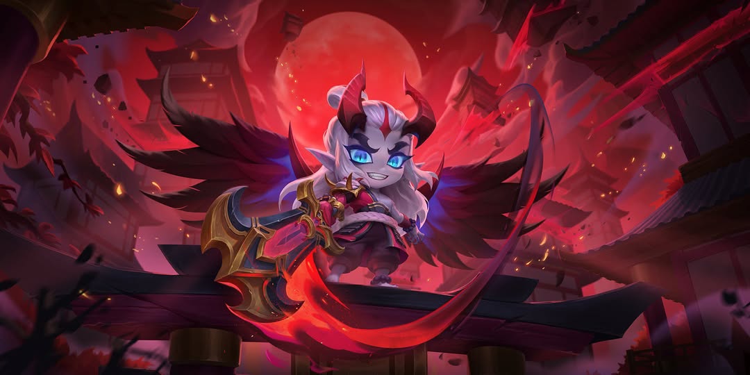 Aatrox Huyết Nguyệt Tí Nị (FULL HIỆU ỨNG KẾT LIỄU)